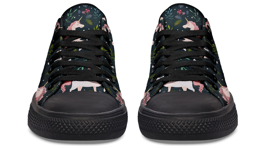 Unicorn Garden Low Tops - Offbeat Sweetie