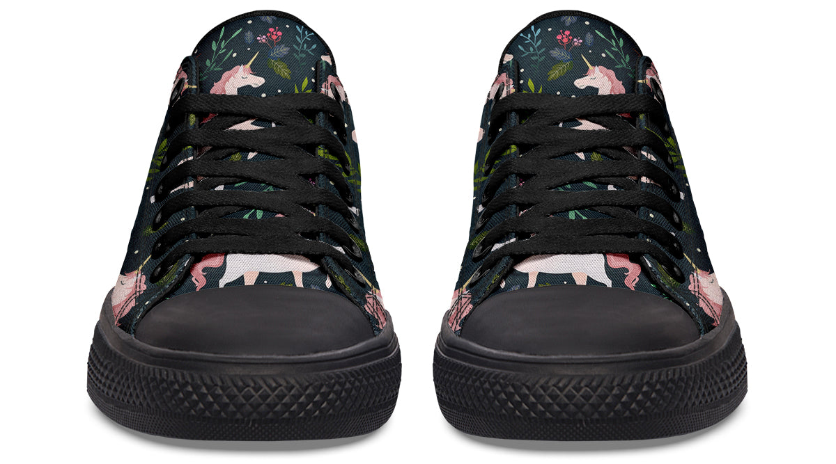 Unicorn Garden Low Tops - Offbeat Sweetie