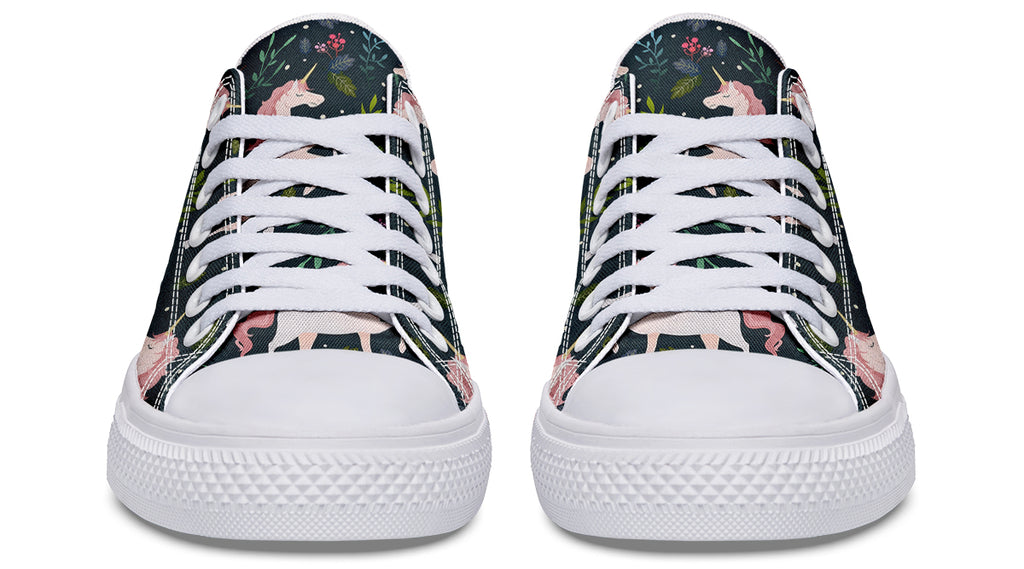 Unicorn Garden Low Tops - Offbeat Sweetie
