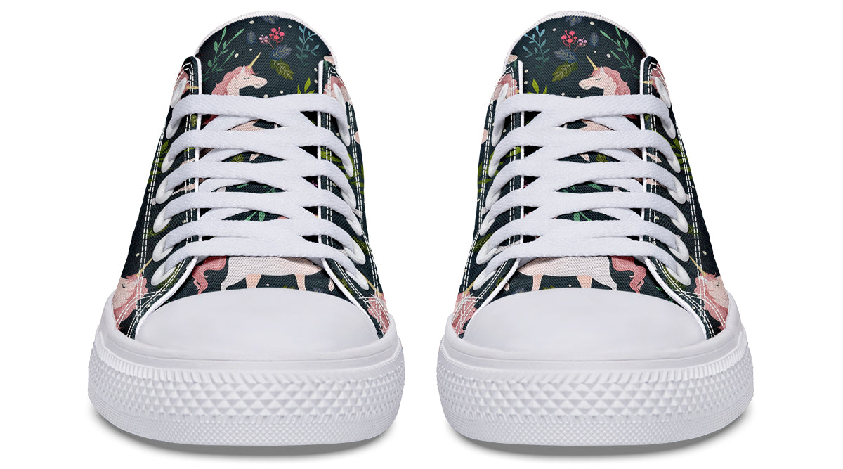 Unicorn Garden Low Tops - Offbeat Sweetie