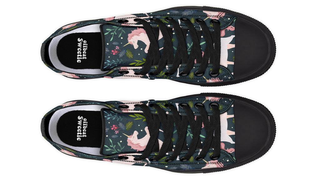 Unicorn Garden Low Tops (Wide)