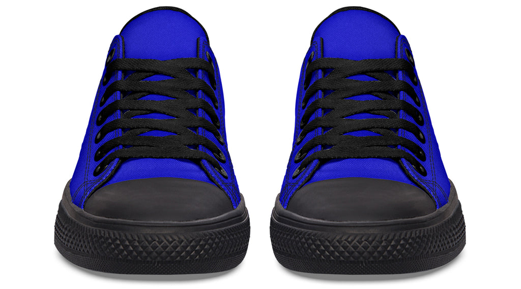 Vivid Blue Low Tops (Wide)