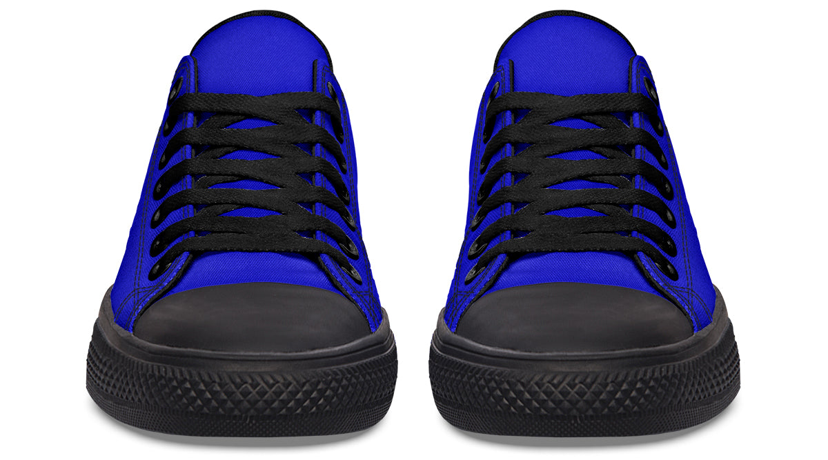 Vivid Blue Low Tops (Wide)
