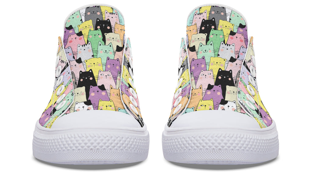 You've Got To Be Kitten Me Low Tops (Wide)