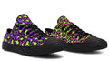 Zombie Leopard x Neon Leopard Mismatch Low Tops (Wide)