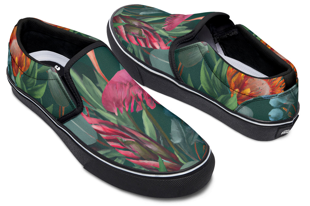 Australian Bouquet Slip Ons - Offbeat Sweetie