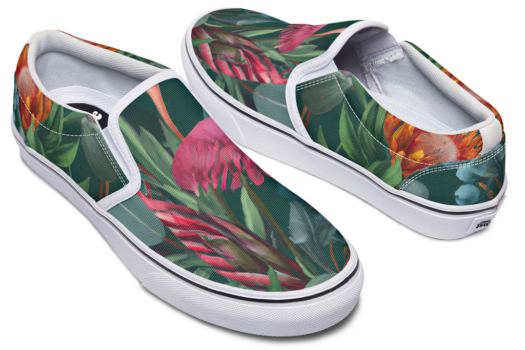 Australian Bouquet Slip Ons - Offbeat Sweetie