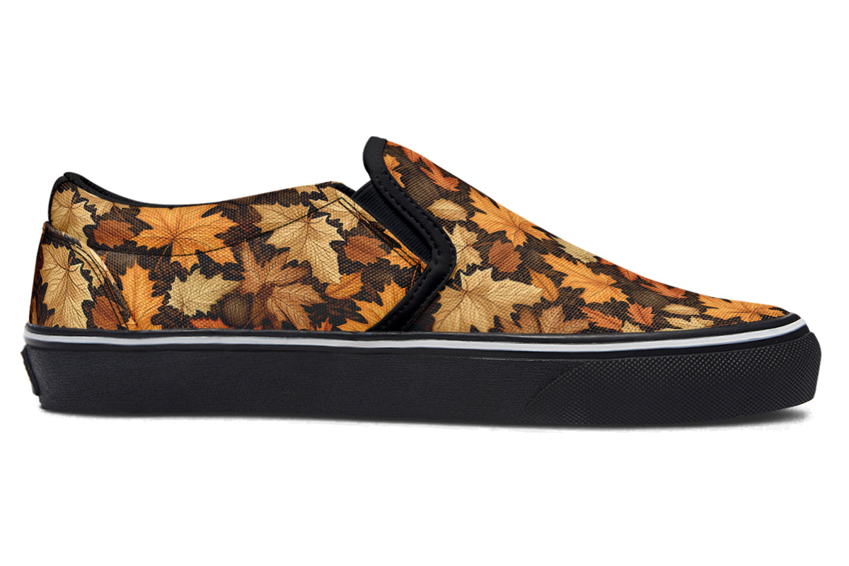 Autumn Leaves Slip Ons - Offbeat Sweetie