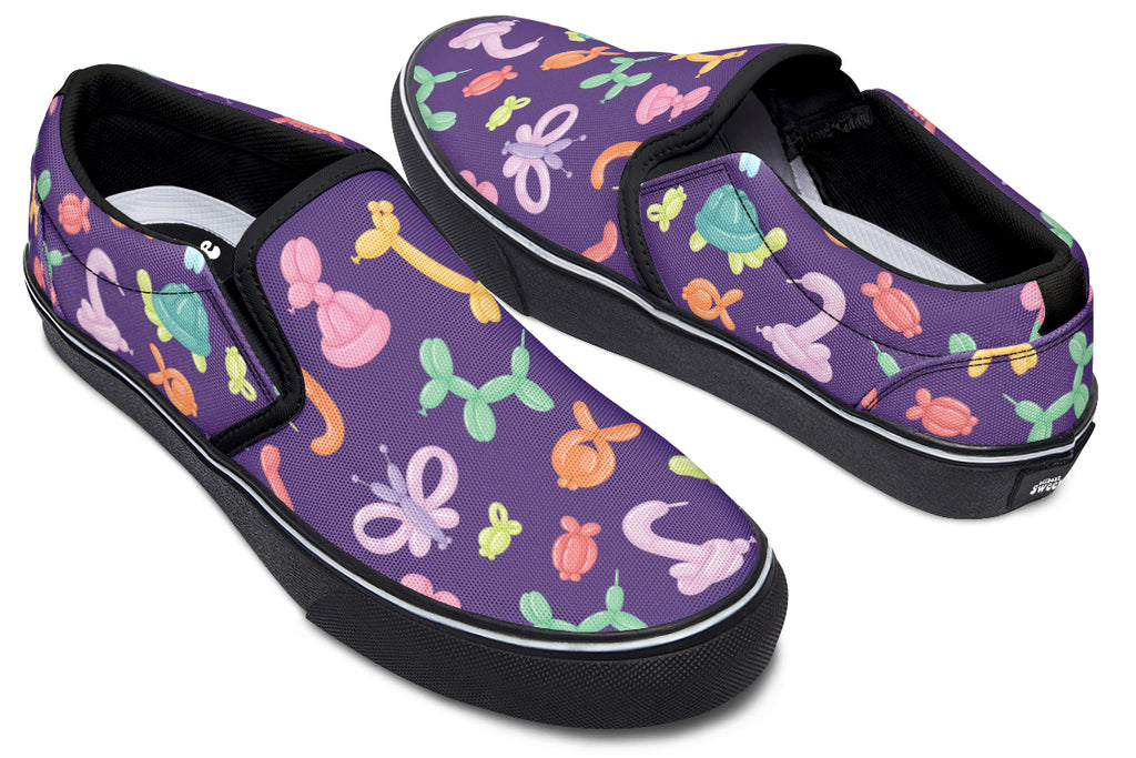 Balloon Animals Slip Ons - Offbeat Sweetie