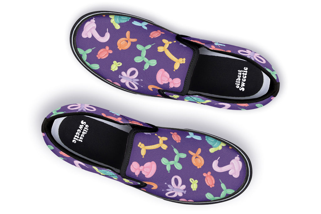 Balloon Animals Slip Ons - Offbeat Sweetie