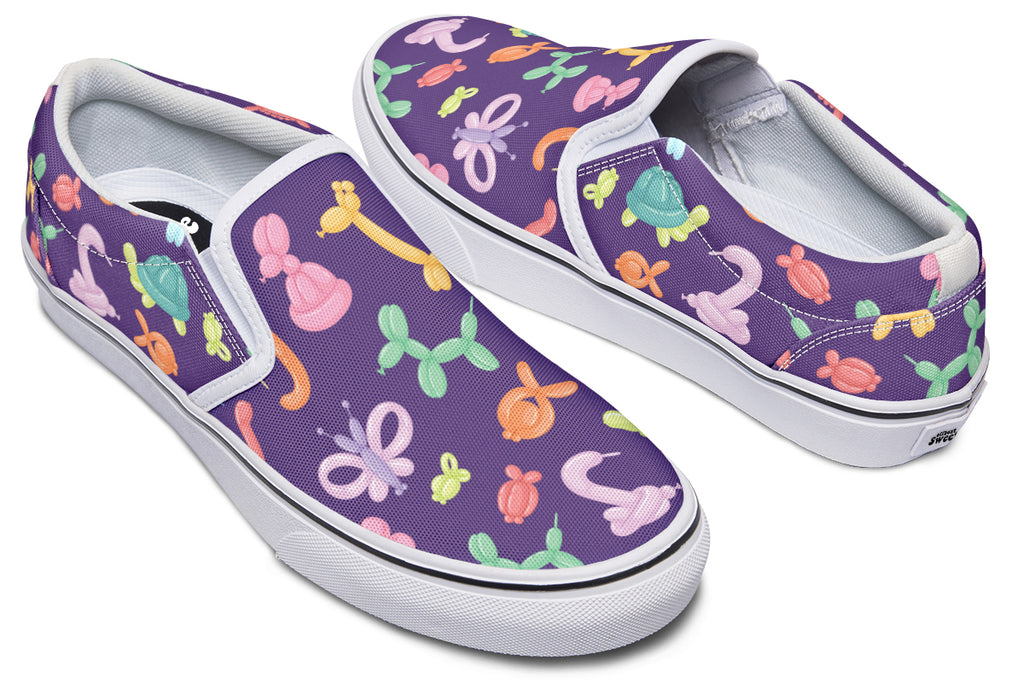 Balloon Animals Slip Ons - Offbeat Sweetie