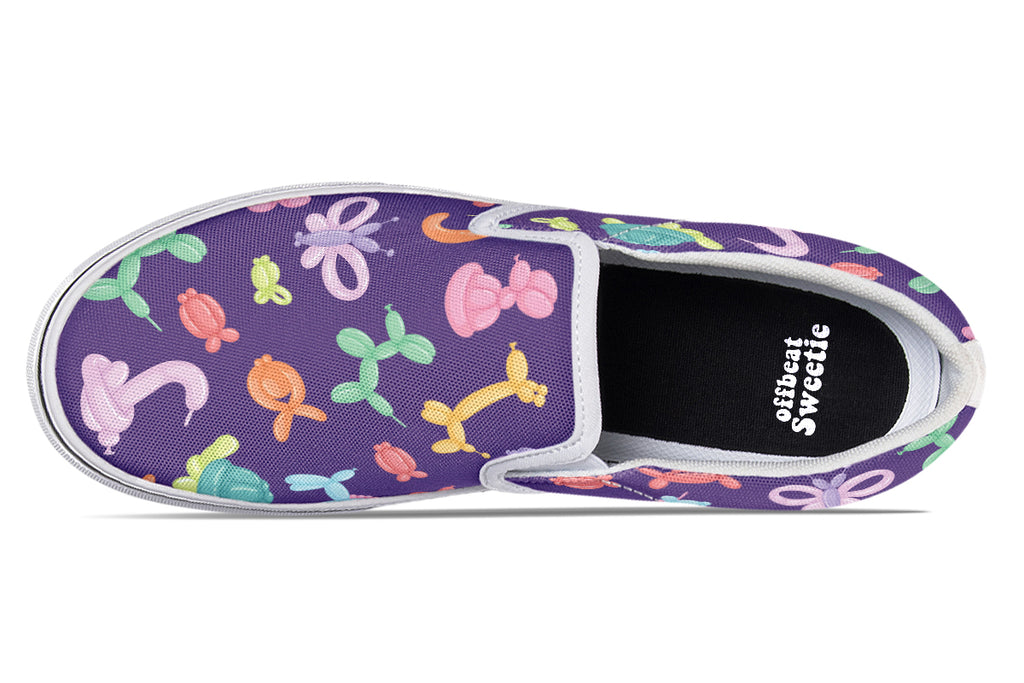 Balloon Animals Slip Ons - Offbeat Sweetie