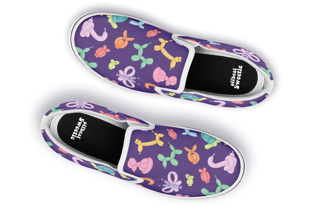 Balloon Animals Slip Ons - Offbeat Sweetie