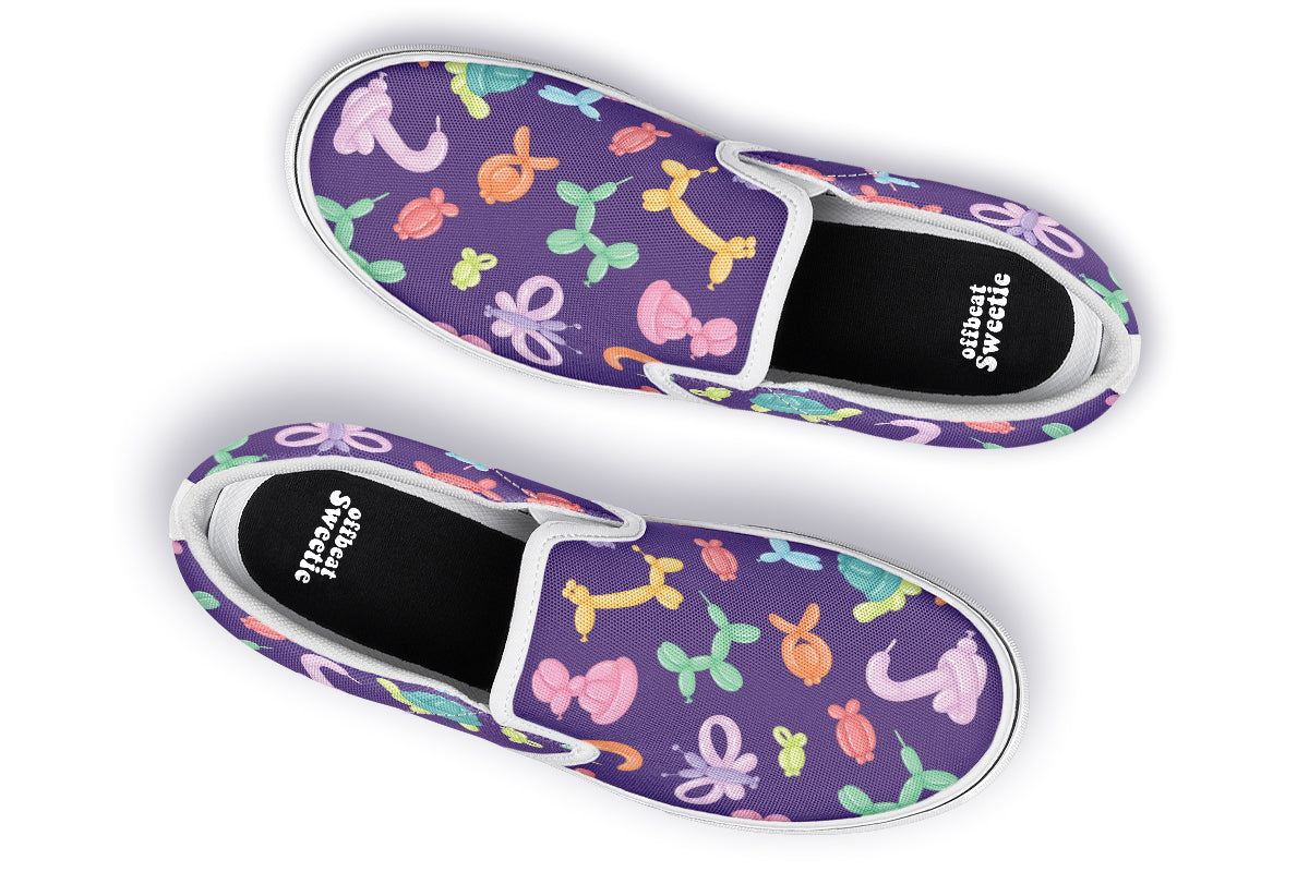 Balloon Animals Slip Ons - Offbeat Sweetie