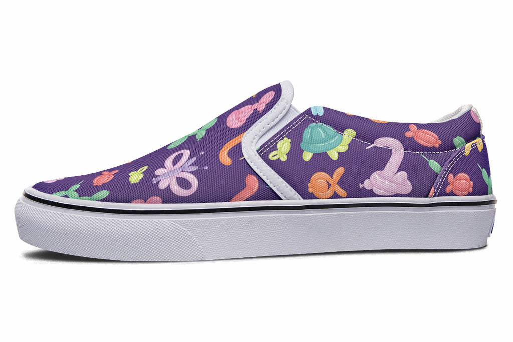 Balloon Animals Slip Ons - Offbeat Sweetie