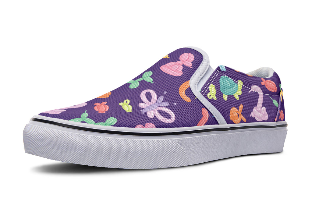 Balloon Animals Slip Ons - Offbeat Sweetie