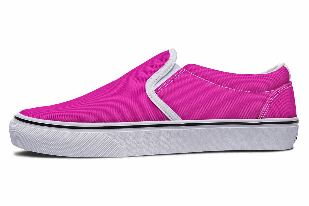 Blue And Pink Mismatch Slip Ons - Offbeat Sweetie