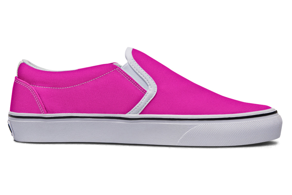 Blue And Pink Mismatch Slip Ons - Offbeat Sweetie