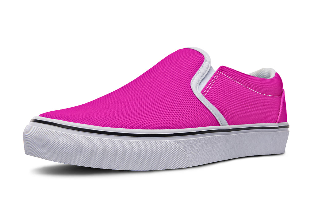 Blue And Pink Mismatch Slip Ons - Offbeat Sweetie