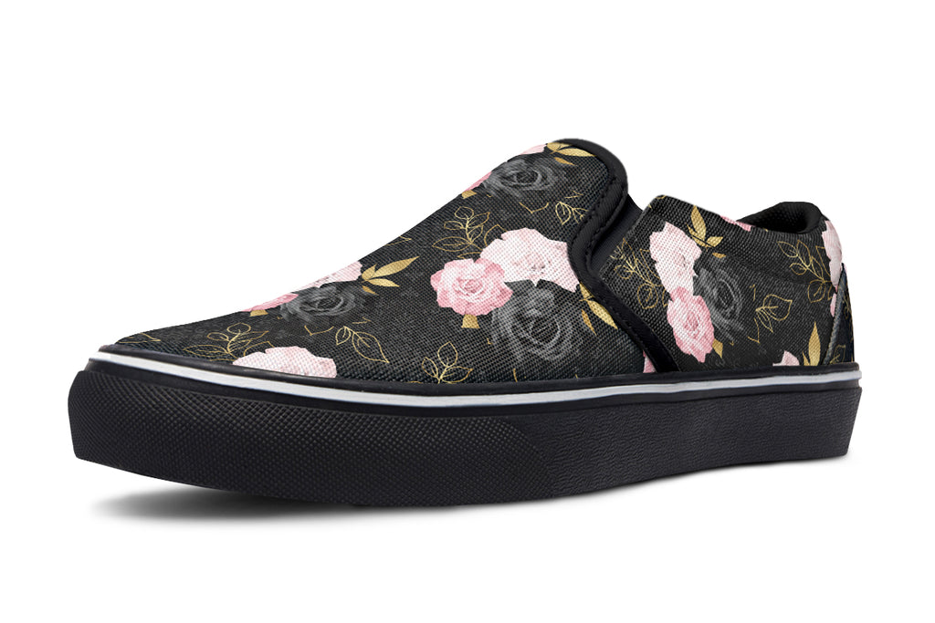 Blush Roses Slip Ons - Offbeat Sweetie