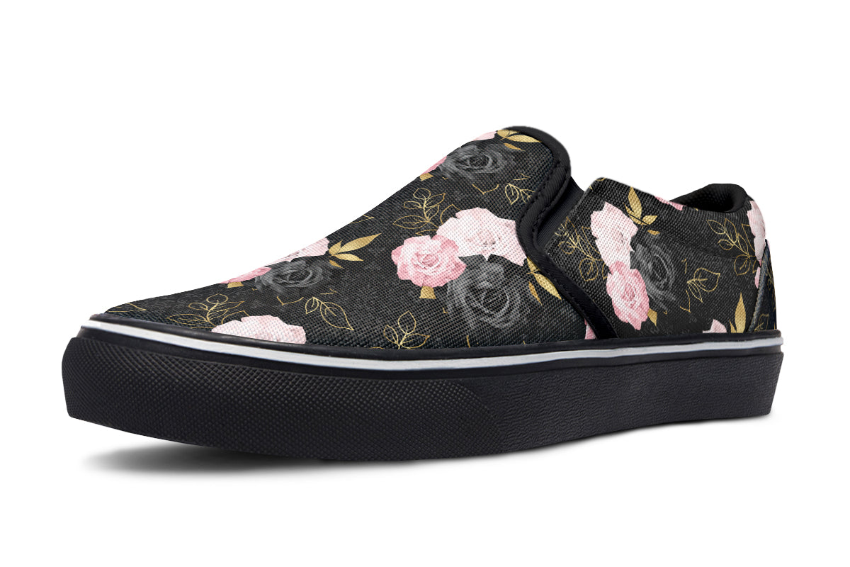 Blush Roses Slip Ons - Offbeat Sweetie
