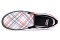 Candy Stripe Plaid Slip Ons
