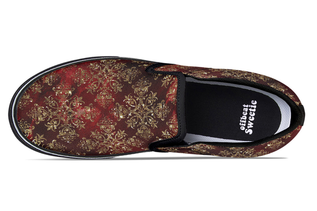 Christmas Wrapping Paper Slip Ons - Offbeat Sweetie