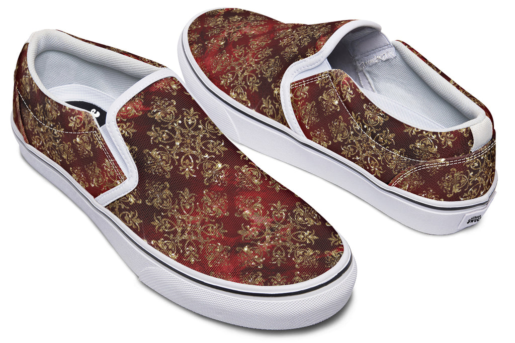 Christmas Wrapping Paper Slip Ons - Offbeat Sweetie