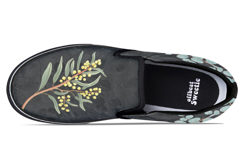Cockatoo Slip Ons - Offbeat Sweetie