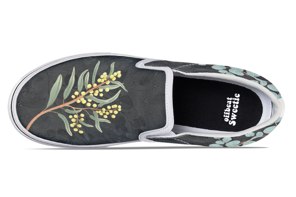 Cockatoo Slip Ons - Offbeat Sweetie