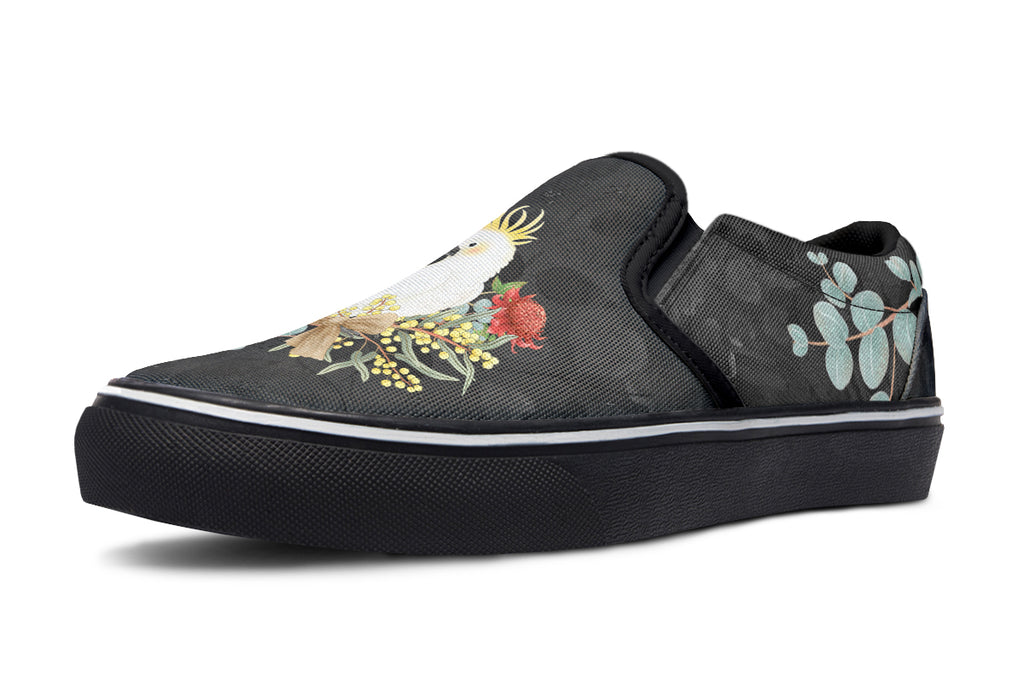 Cockatoo Slip Ons - Offbeat Sweetie