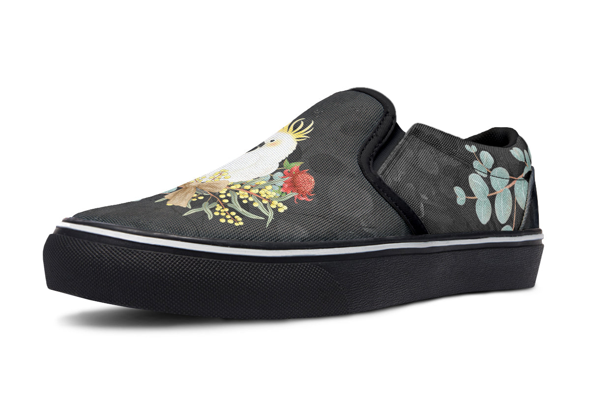 Cockatoo Slip Ons - Offbeat Sweetie