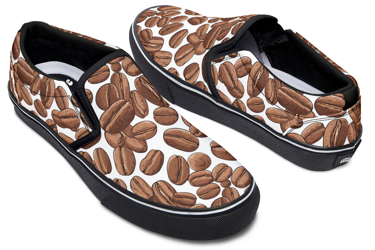 Coffee Beans Slip Ons