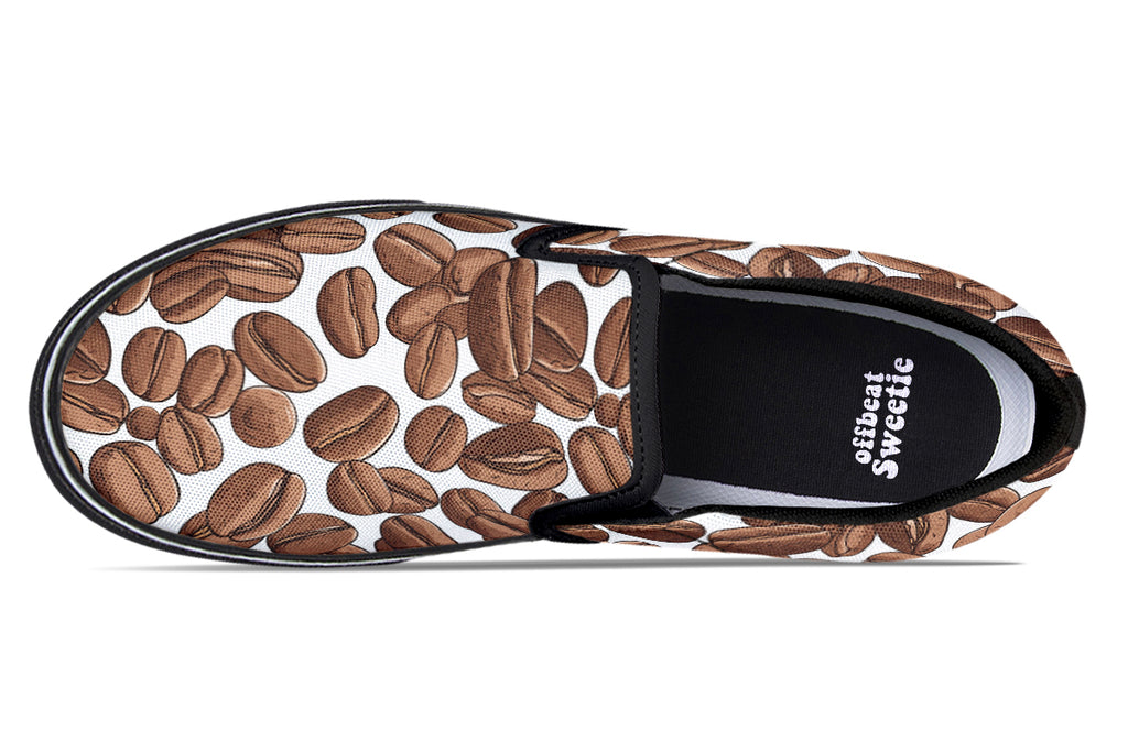 Coffee Beans Slip Ons