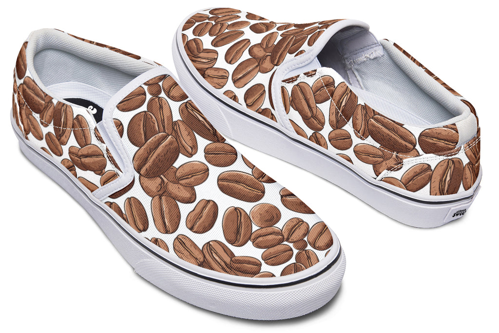 Coffee Beans Slip Ons