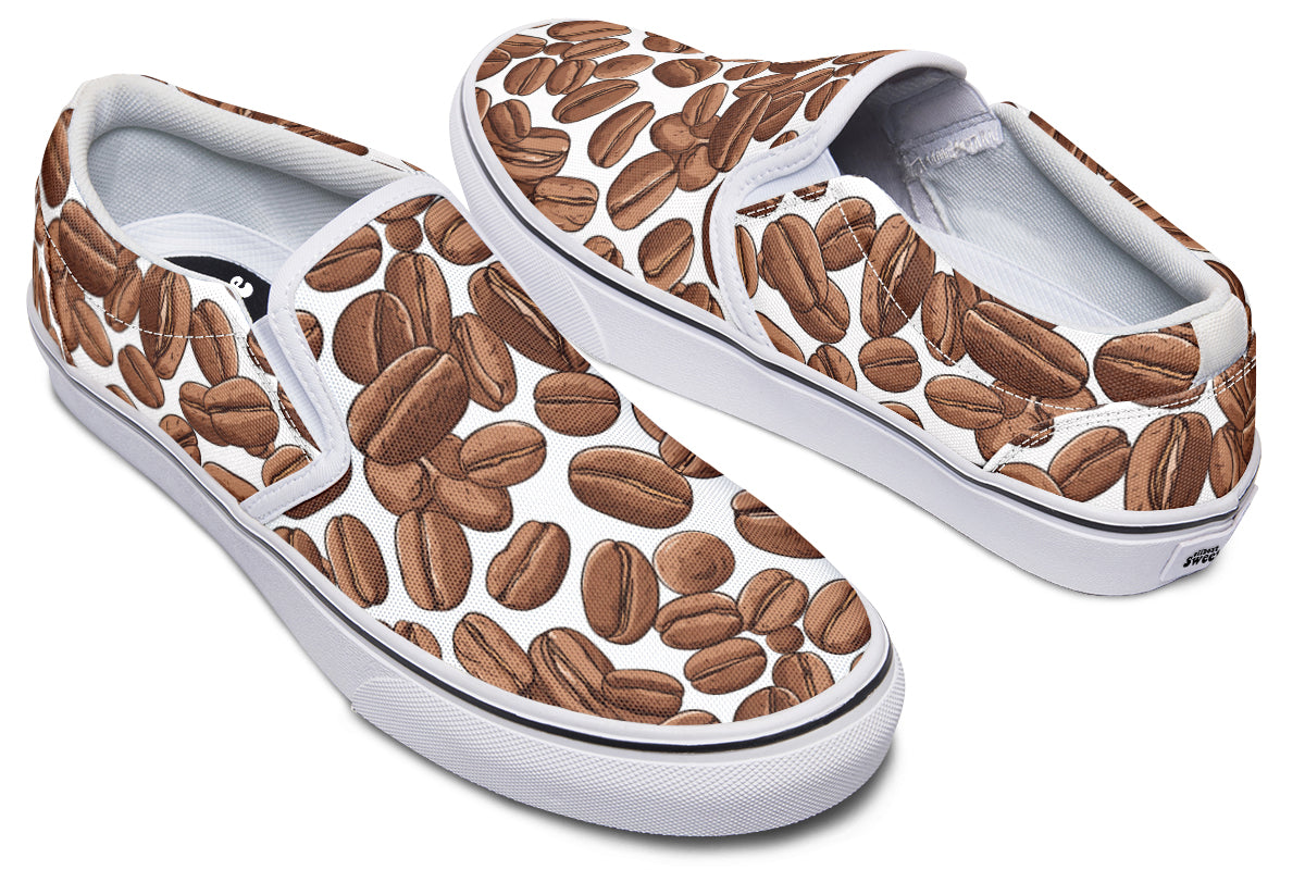 Coffee Beans Slip Ons