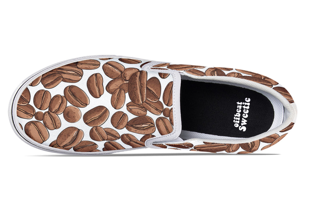 Coffee Beans Slip Ons