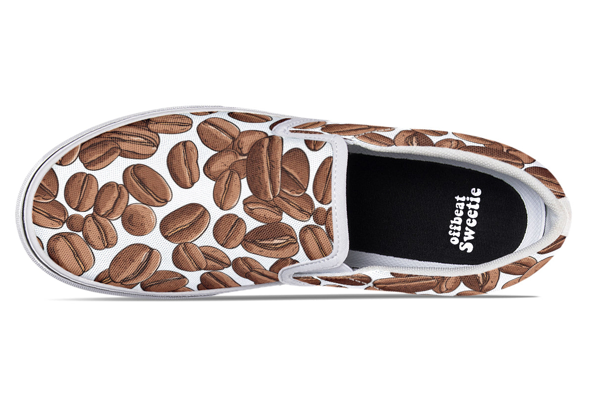 Coffee Beans Slip Ons