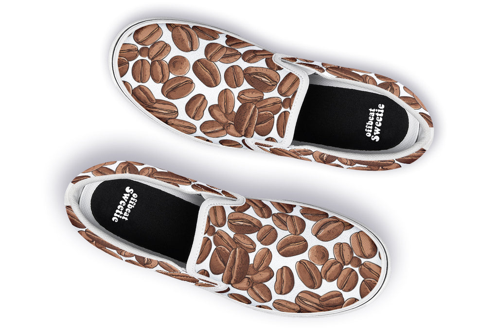 Coffee Beans Slip Ons