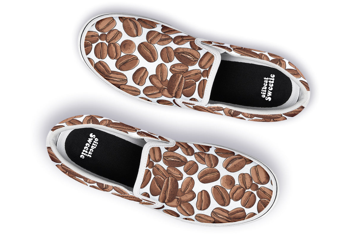 Coffee Beans Slip Ons
