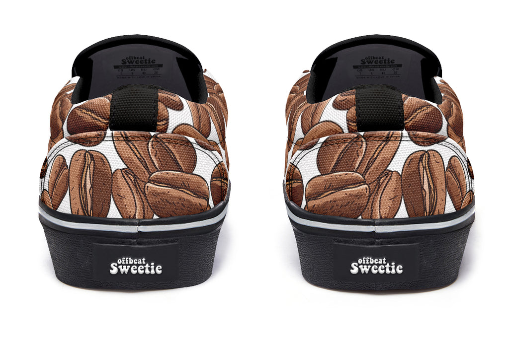 Coffee Beans Slip Ons
