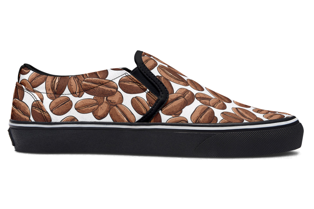 Coffee Beans Slip Ons