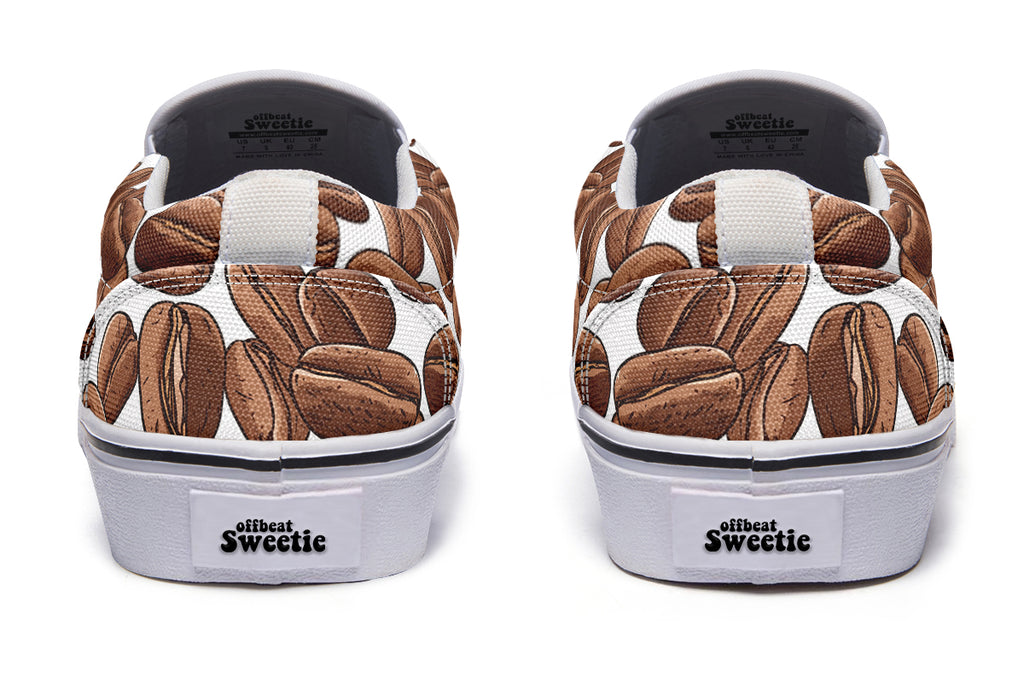 Coffee Beans Slip Ons