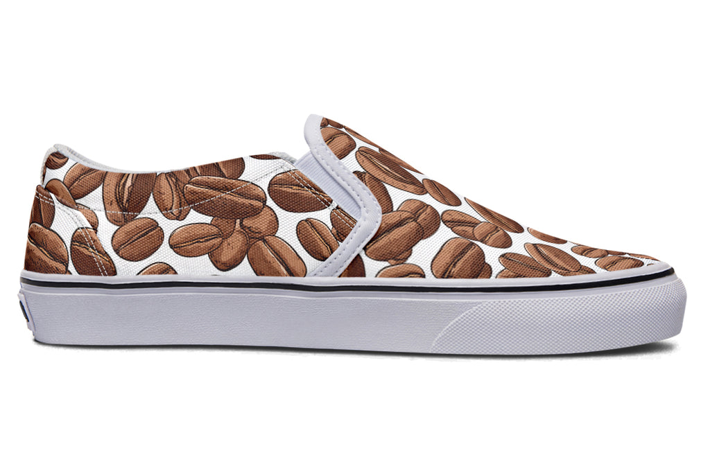 Coffee Beans Slip Ons