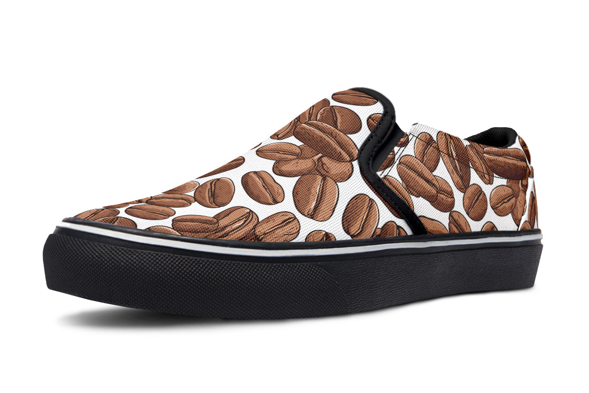 Coffee Beans Slip Ons