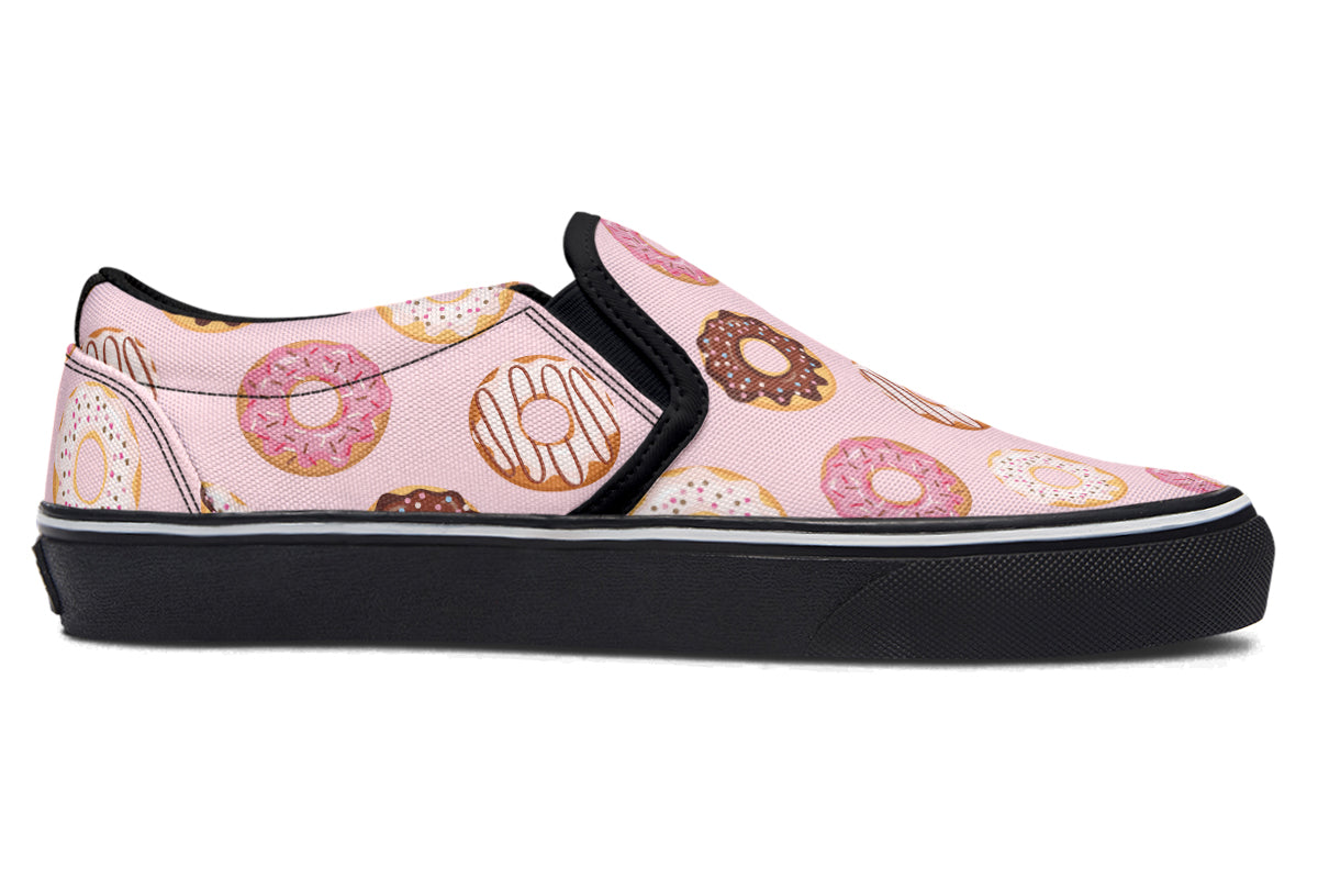 Donut Stop Me Now Slip Ons - Offbeat Sweetie