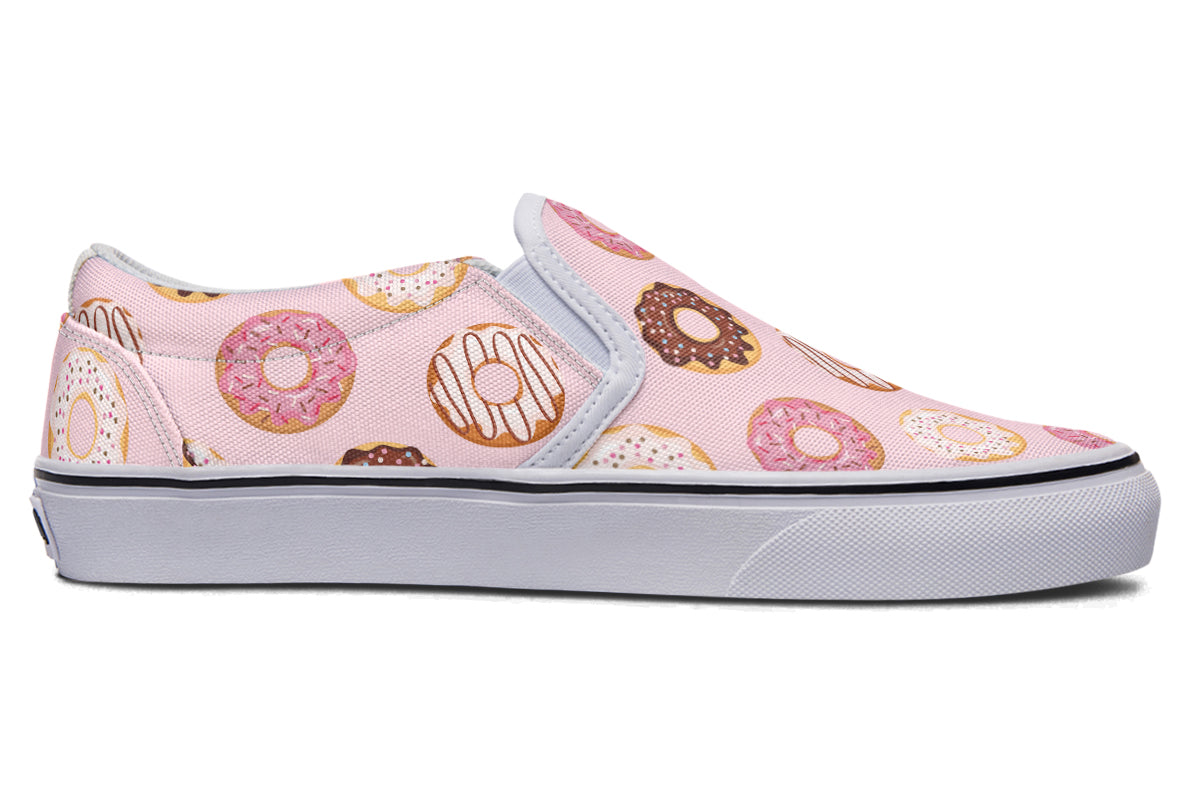 Donut Stop Me Now Slip Ons - Offbeat Sweetie