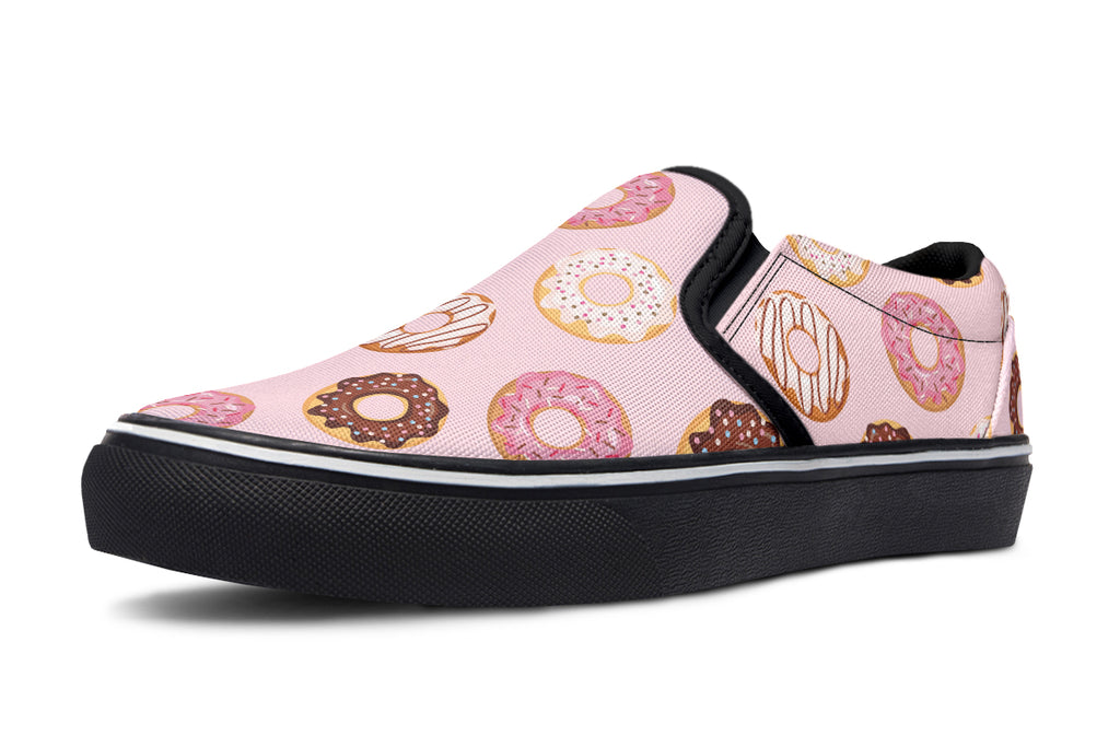 Donut Stop Me Now Slip Ons - Offbeat Sweetie