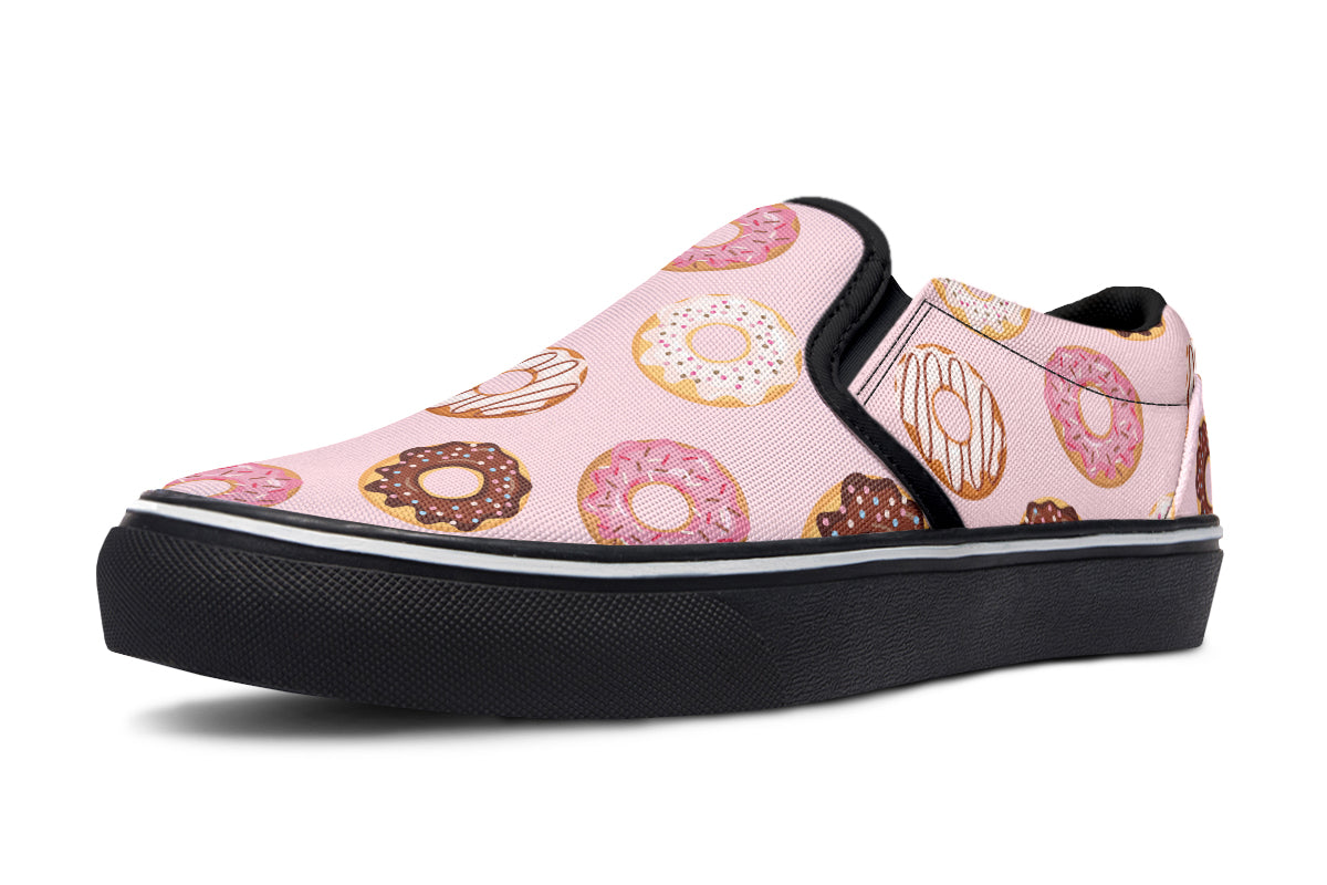 Donut Stop Me Now Slip Ons - Offbeat Sweetie
