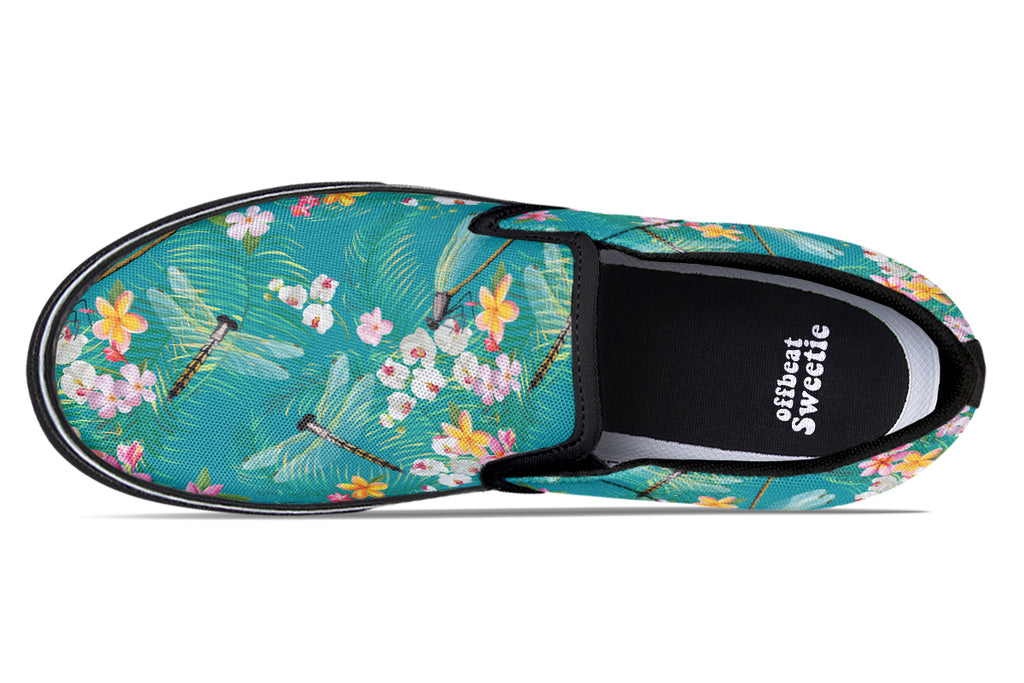 Dragonflies Slip Ons - Offbeat Sweetie